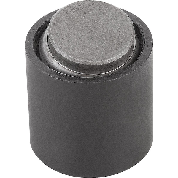 Kipp Self-Aligning Pads W O-Ring D1=17, Form:E Carbon Steel, Interchangable Insert, Comp:Stainless Steel K0285.217X022 - main